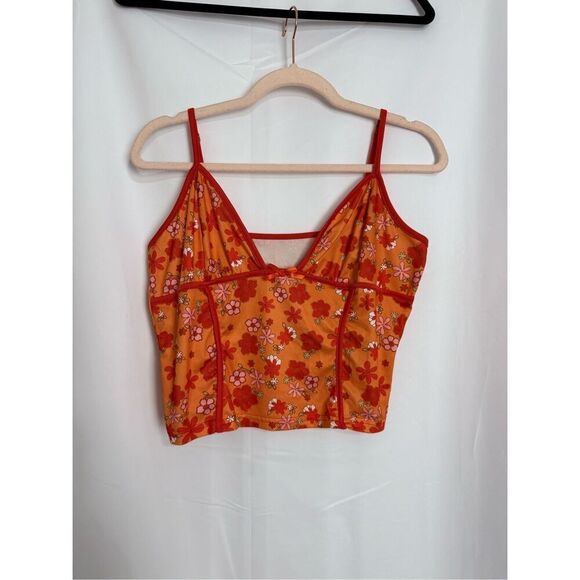 Romwe retro orange pajama set - Picture 3 of 12